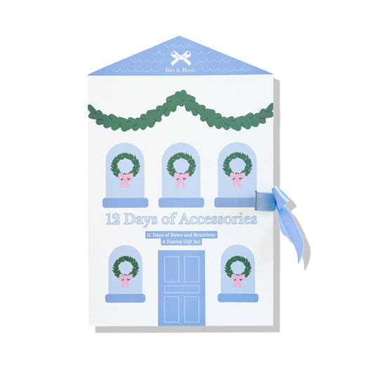 12 Days of Accessories Gift Box Set of Bows and Bracelets