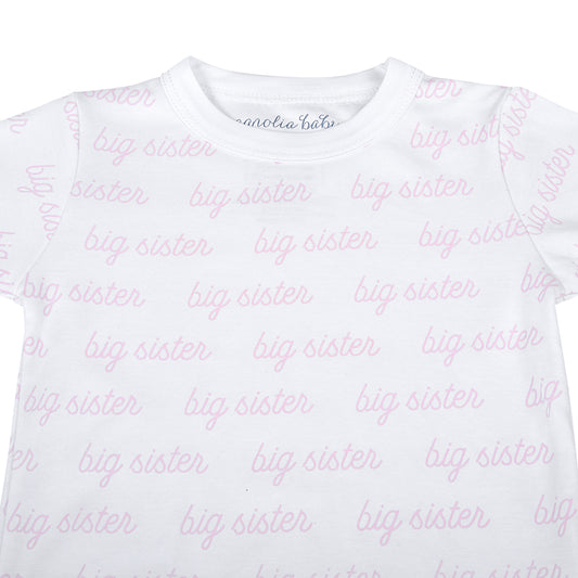 Big Sister Print PJ Set