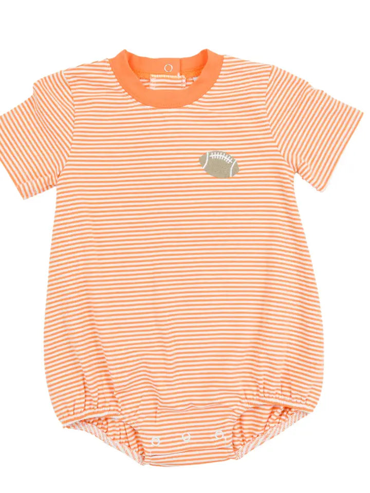 Orange Stripe Tailgate Boy Bubble