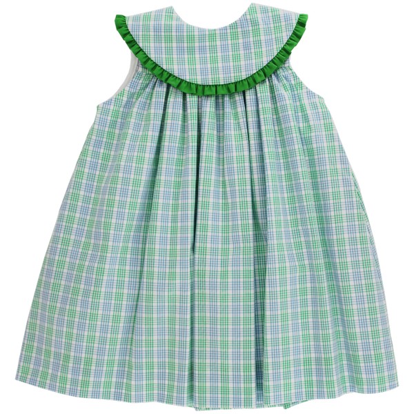 Green/Blue Dover Plaid Float Dress