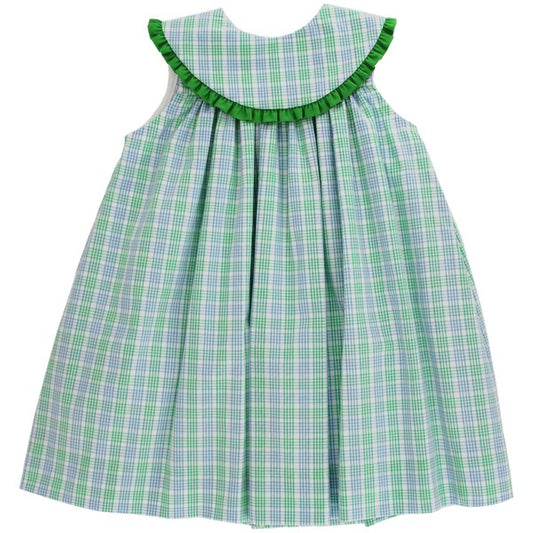 Green/Blue Dover Plaid Float Dress