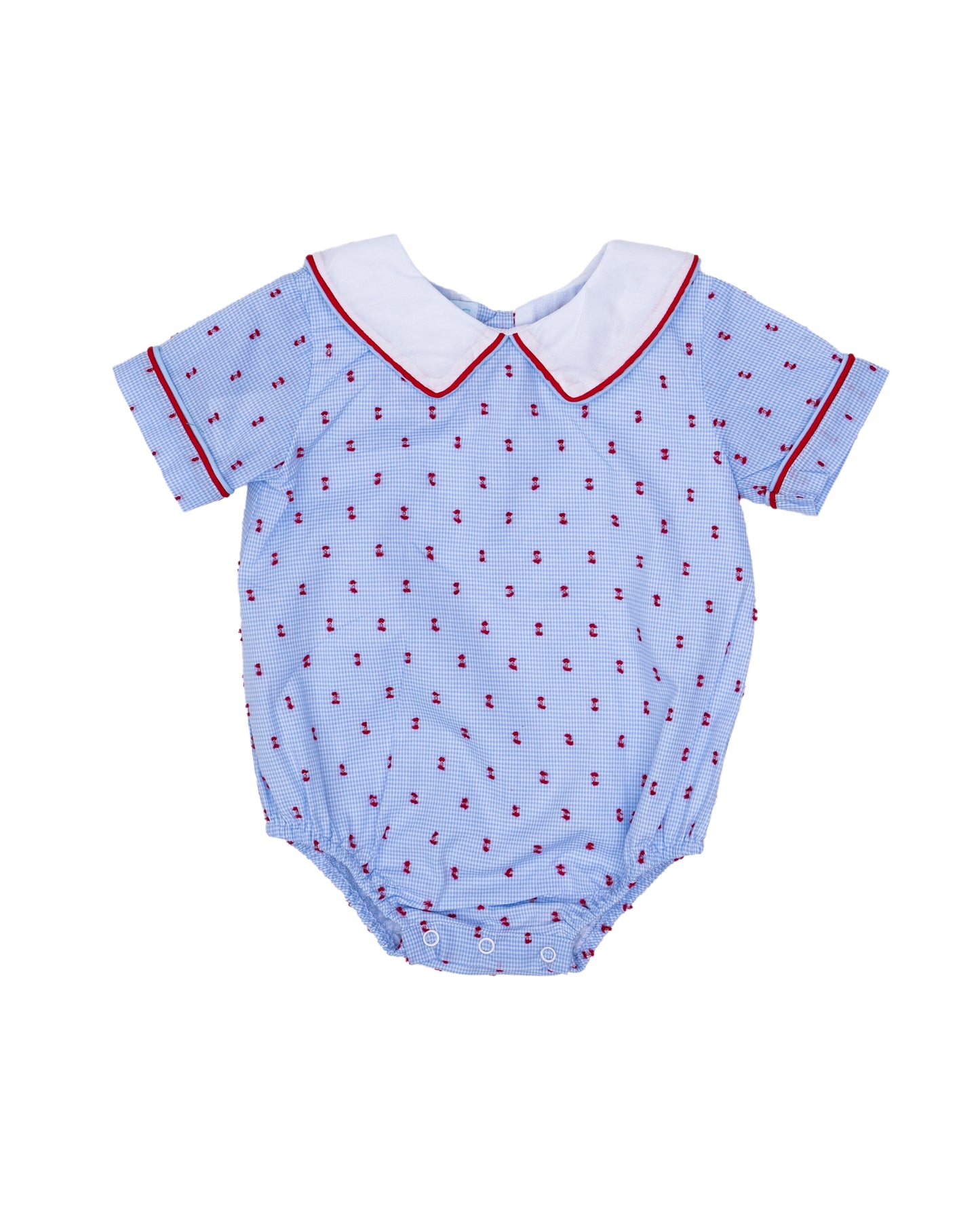 James Star Spangled Swiss Dot Bubble