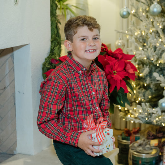Button Down Christmas Tartan