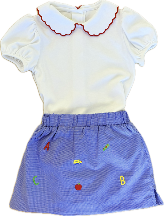 Mini ABCs Skort Set