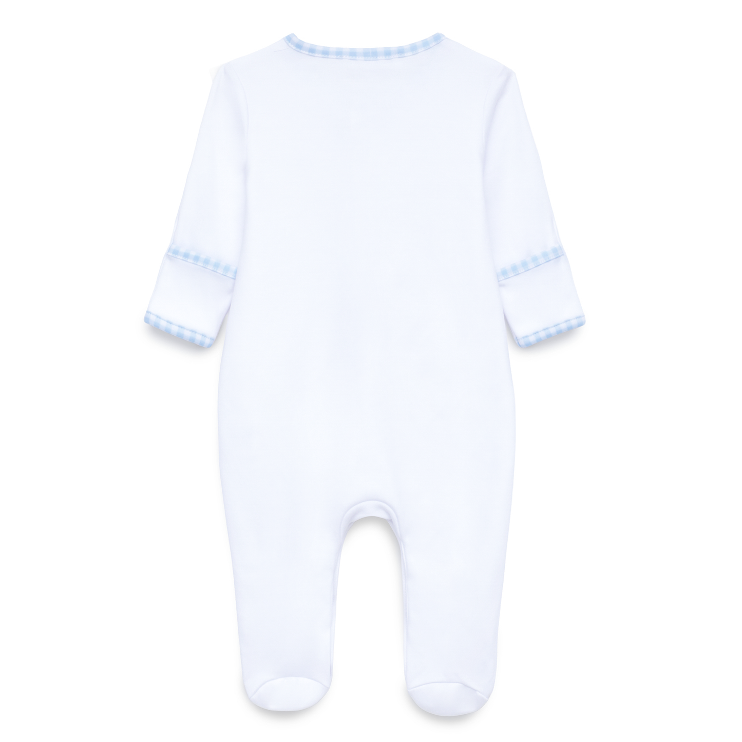 Silly Goose Footie - Light Blue