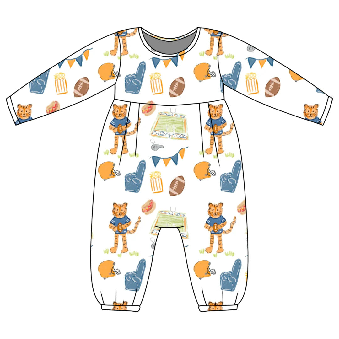Game Day Tiger - James Romper *PREORDER