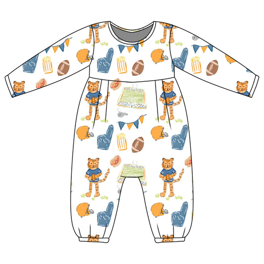 Game Day Tiger - James Romper *PREORDER