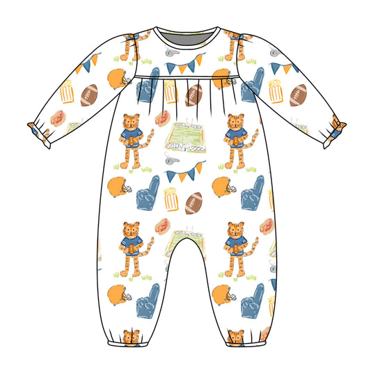 Game Day Tiger - Ruthie Romper *PREORDER