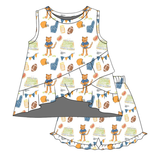 Game Day Tiger - Rosie Ruffle Set *PREORDER