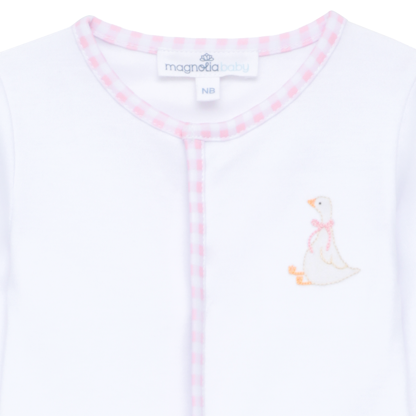 Silly Goose Footie - Pink