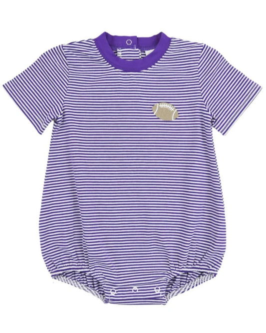 Purple Stripe Tailgate Boy Bubble