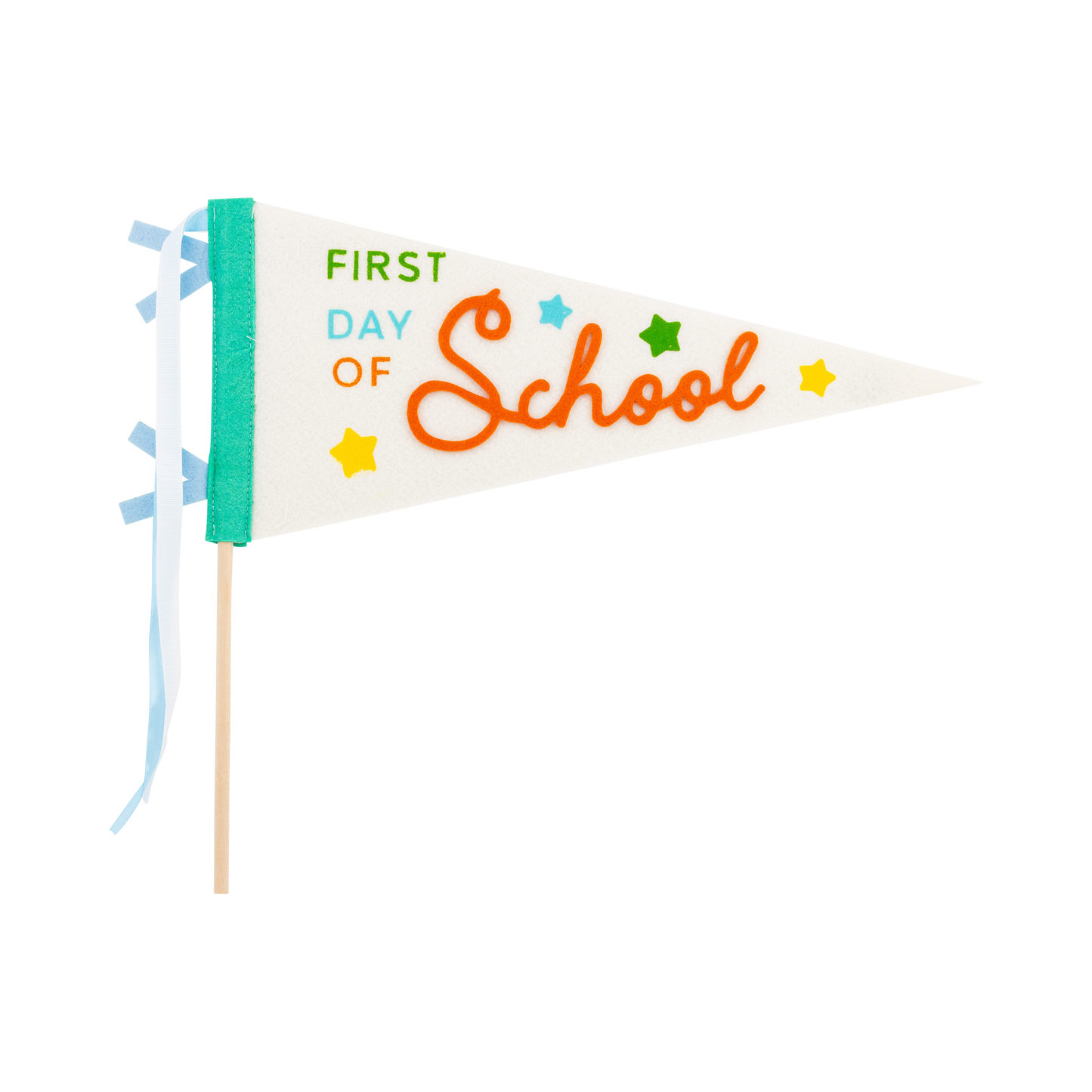 First Day Felt Pennant Cream