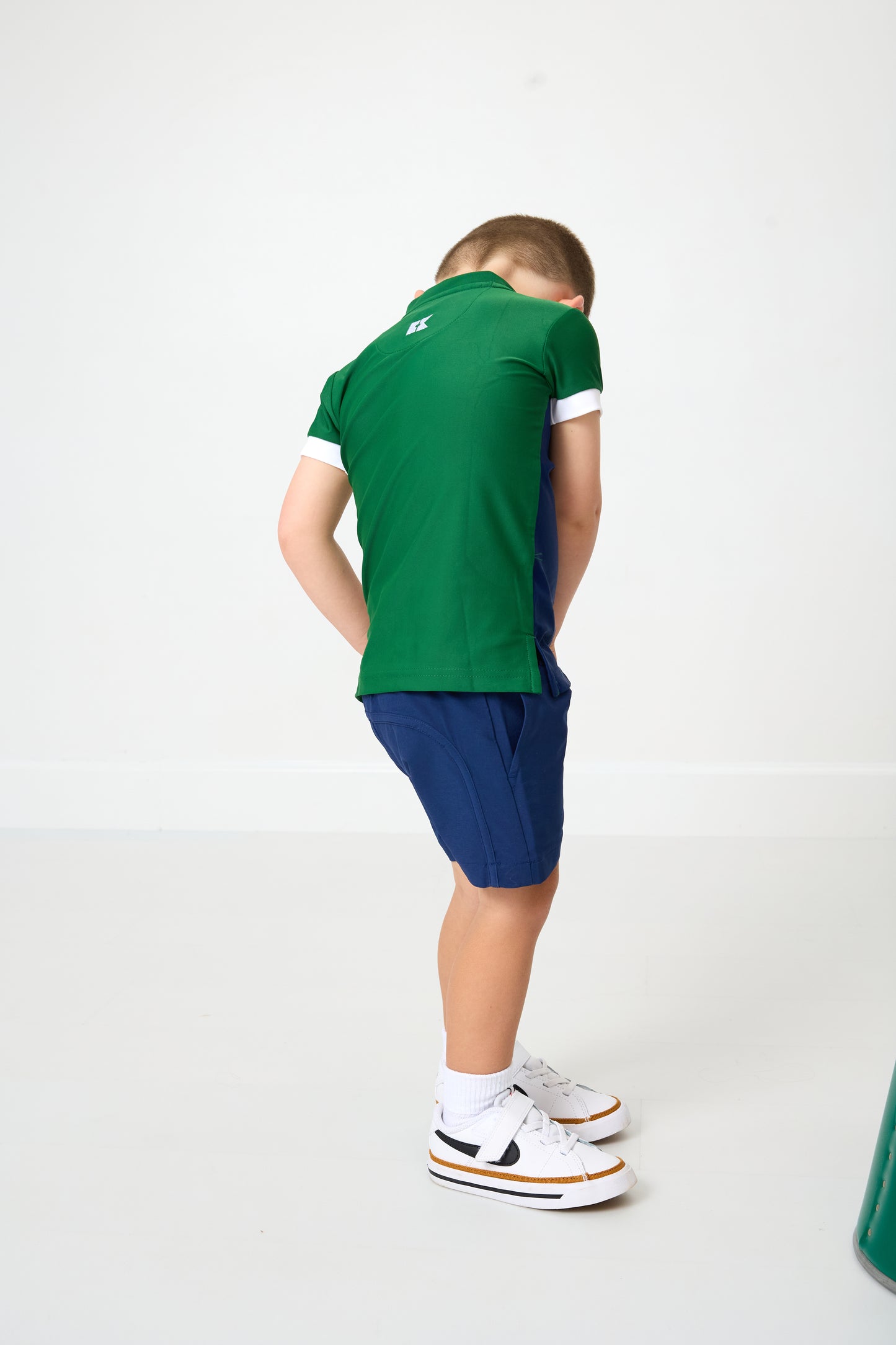 Cross-Court Blade Shirt / Green Navy