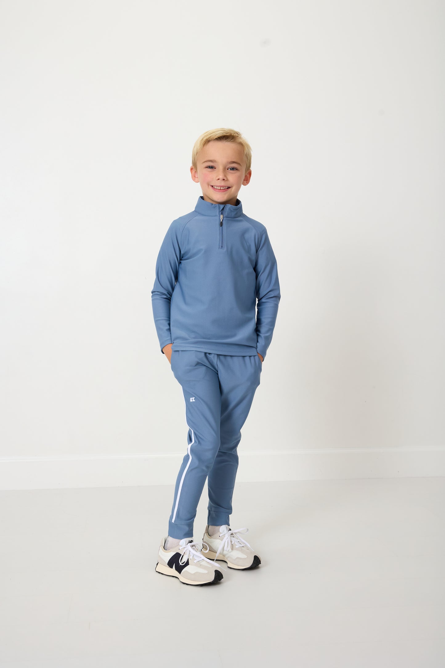 Slate Half Zip Pullover and Retro Jogger Set