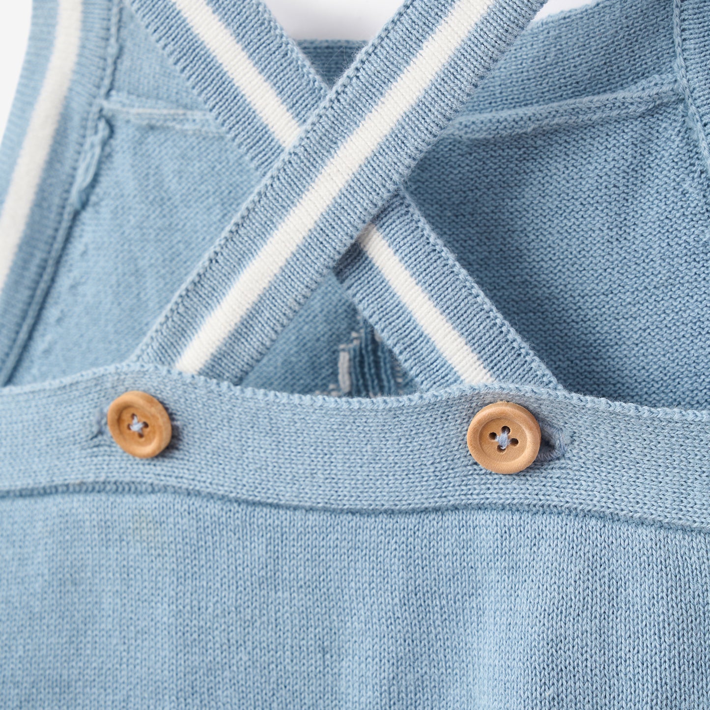 Blue Nautical Knit Overall