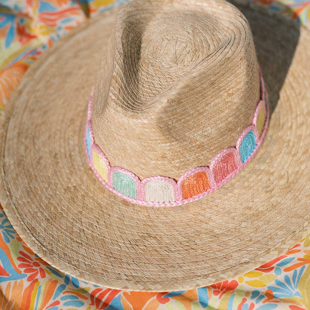 Pastel Kandy Crochet Palm Hat
