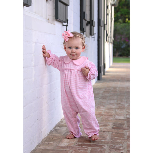 Abigail Romper - Light Pink