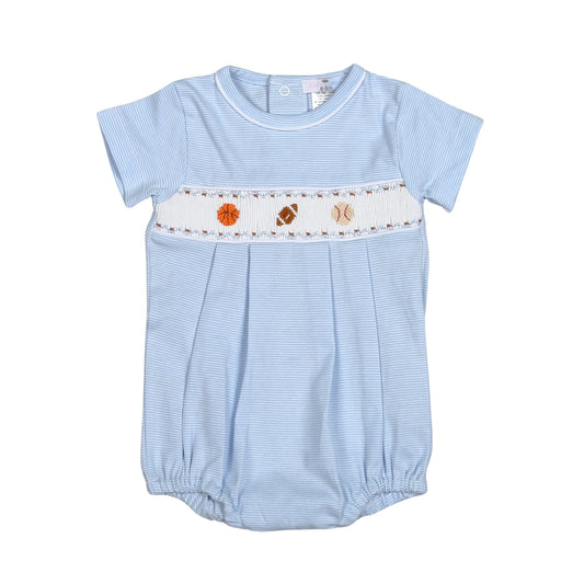 Sport Hand Smocked Pima Bubble
