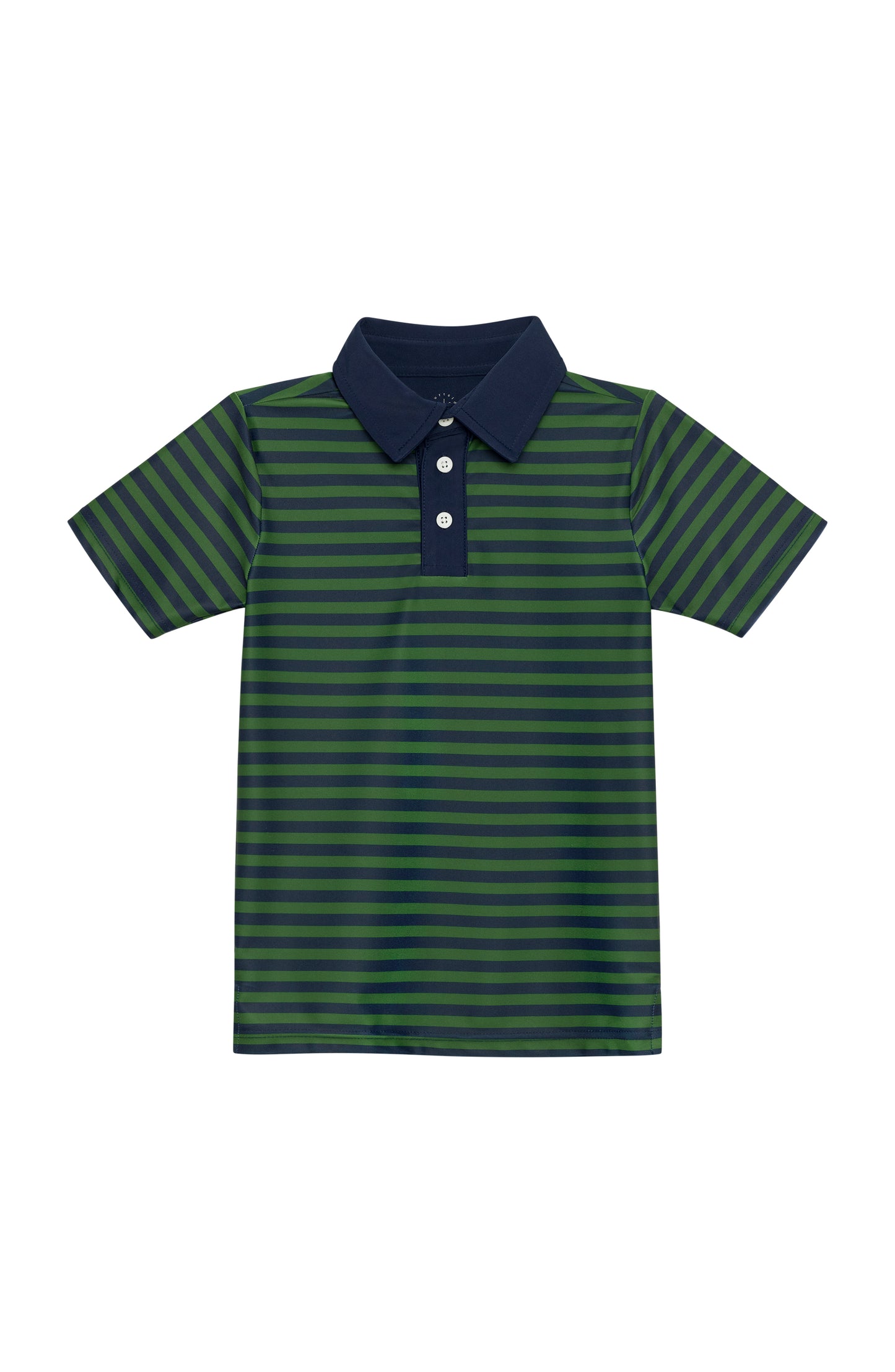Navy/Green QB Stripe Polo
