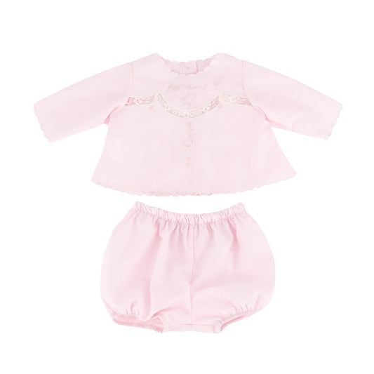 Baby's "First Shirt" with Bloomers - Pink