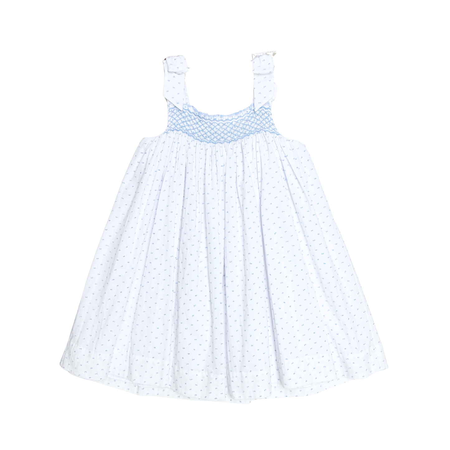 Blue Skies Swiss Dot April Dress