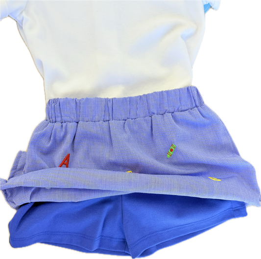 Mini ABCs Skort Set