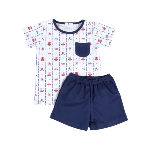 Celebrate Boy Pima Short Set