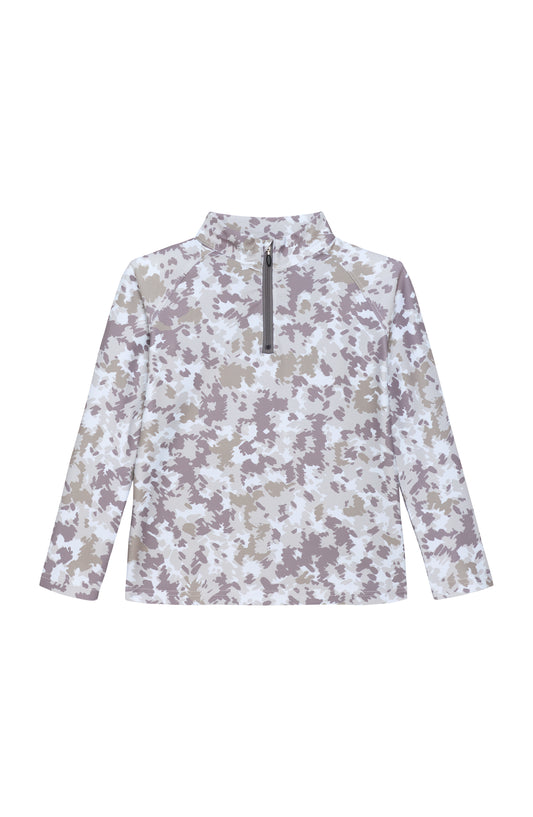 Camo Retro Half-Zip