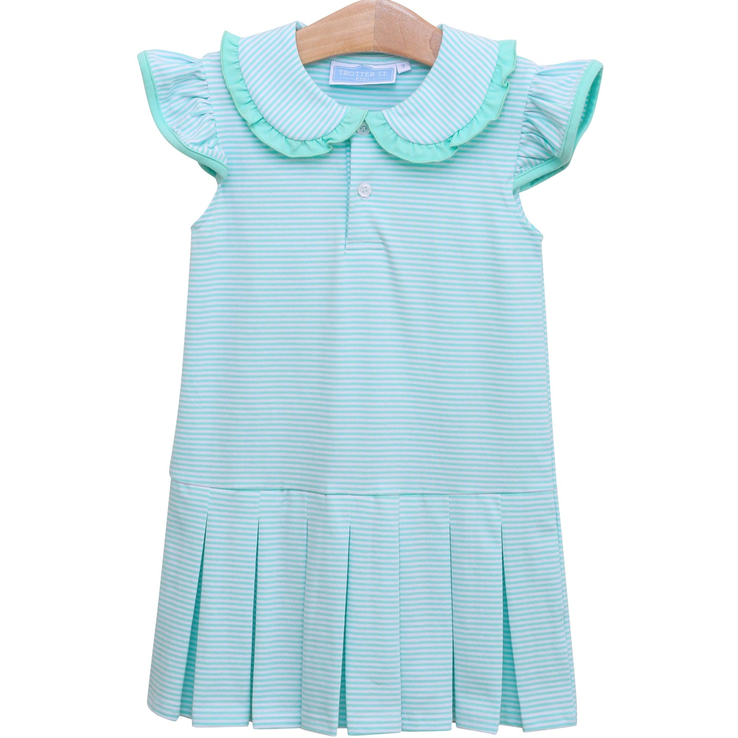 Camilla Dress Mint Stripe