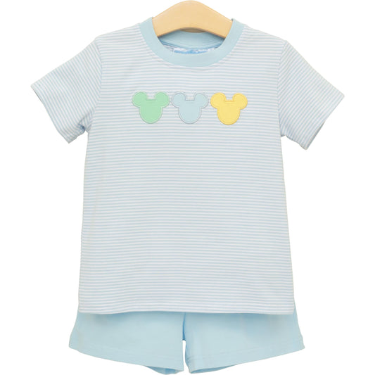 Cheerful Ears Boy Short Set