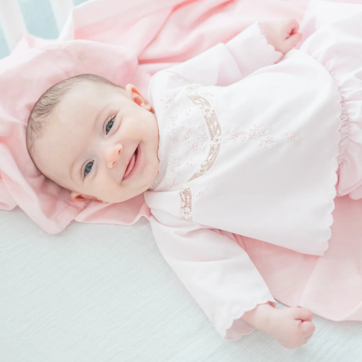 Baby's "First Shirt" with Bloomers - Pink