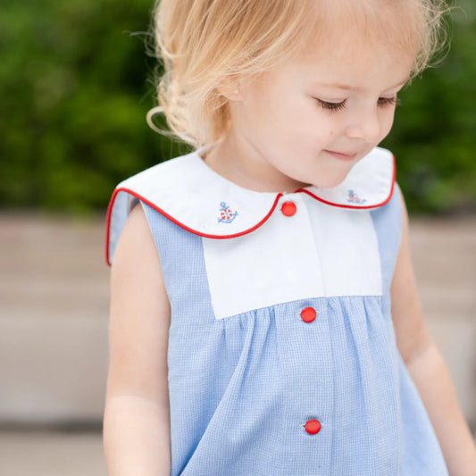 Sadie Girl Bubble - Nautical