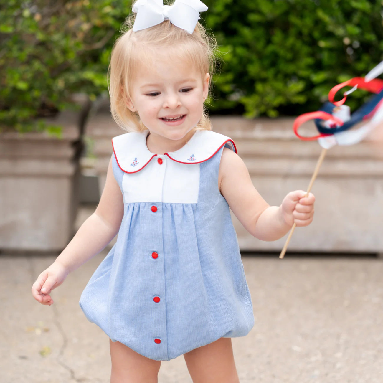 Sadie Girl Bubble - Nautical