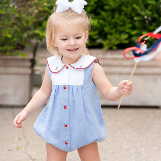 Sadie Girl Bubble - Nautical