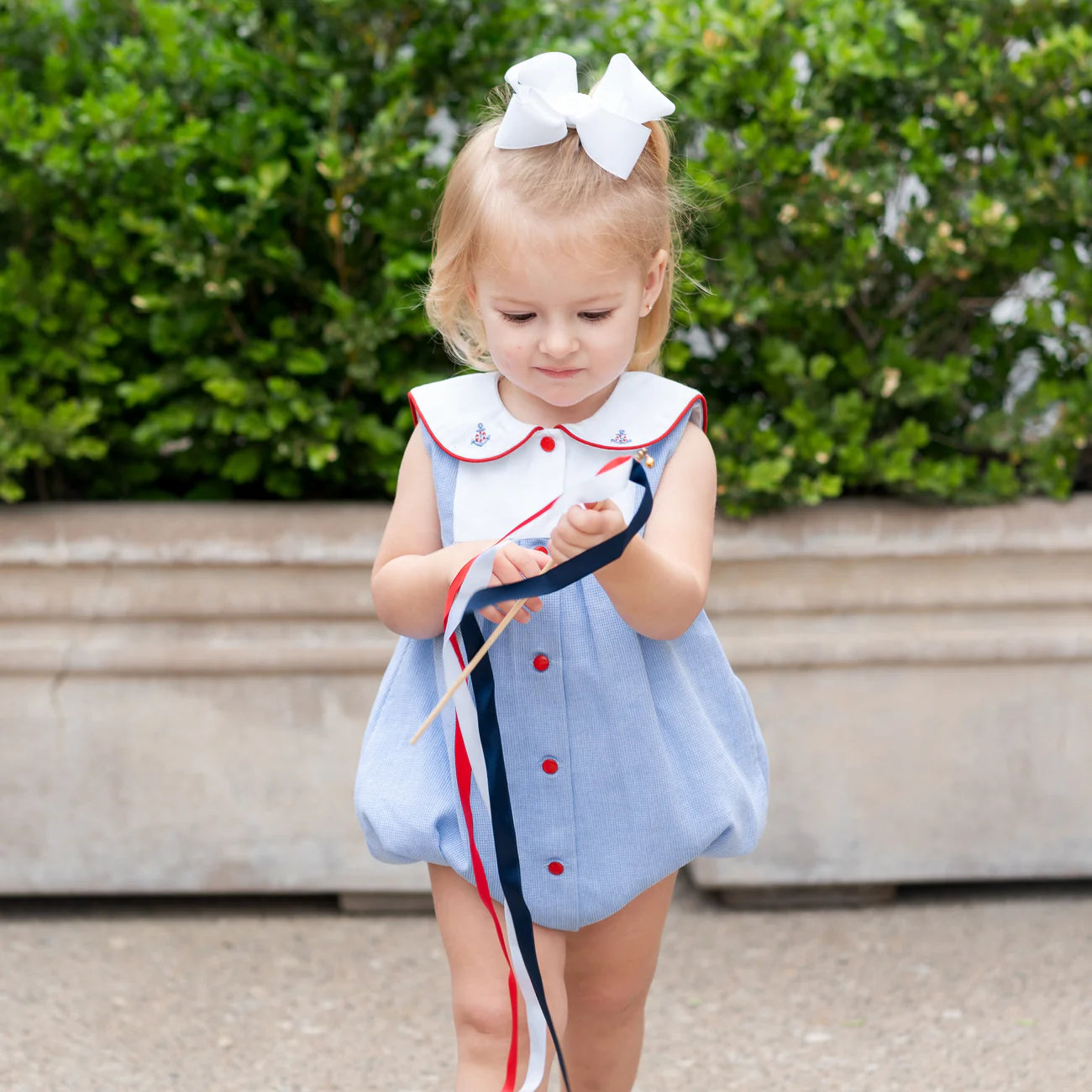 Sadie Girl Bubble - Nautical