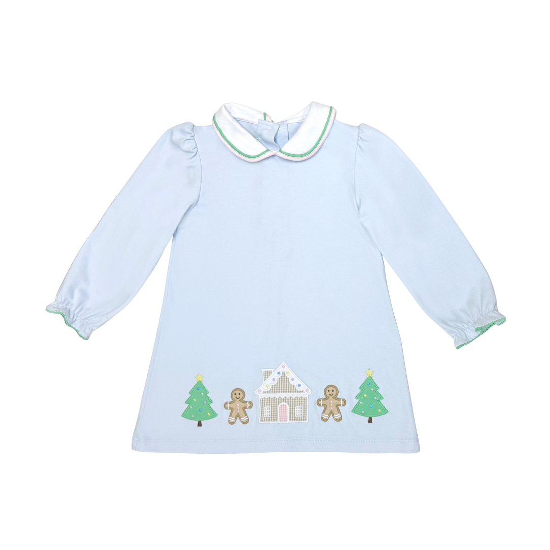 Gingerbread Louisa Dress Blue Knit