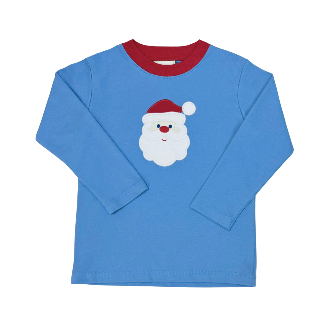 Santa Harry Play Tee Periwinkle Knit