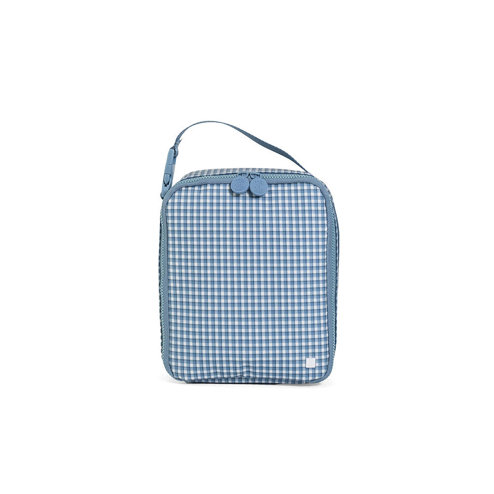 LUNCH BOX Insulated Lunch Bag - RODEO CHECK INDIGO