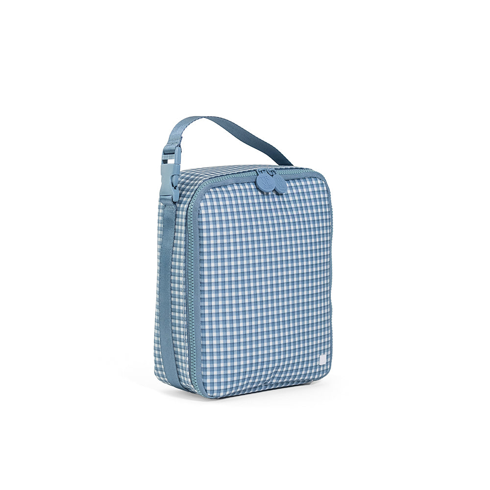 LUNCH BOX Insulated Lunch Bag - RODEO CHECK INDIGO