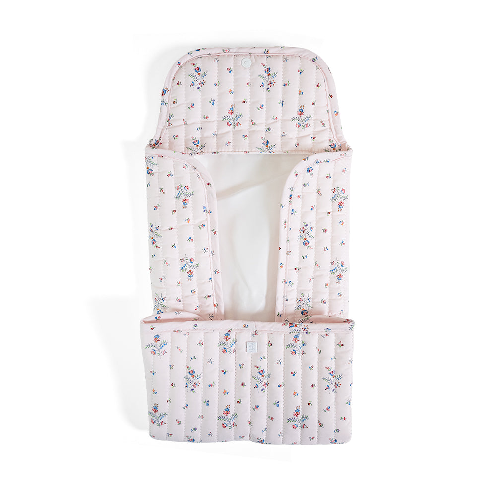 Quilted Stroller Bag Bundle in Fleurie + Changer Mat + Everyday (3 Piece)