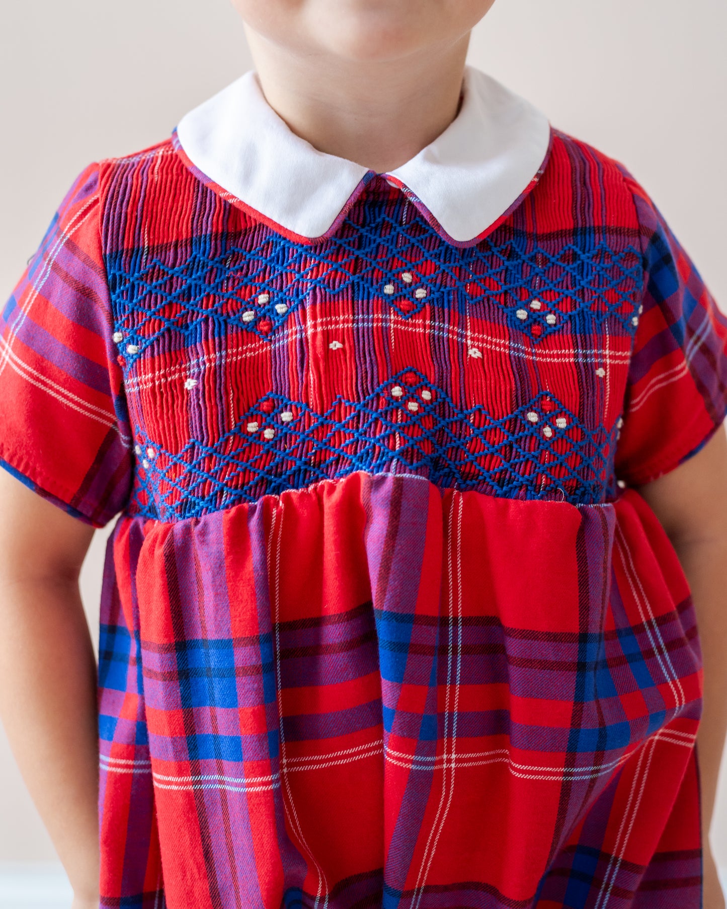 Angelo Boy Bubble - Red Plaid