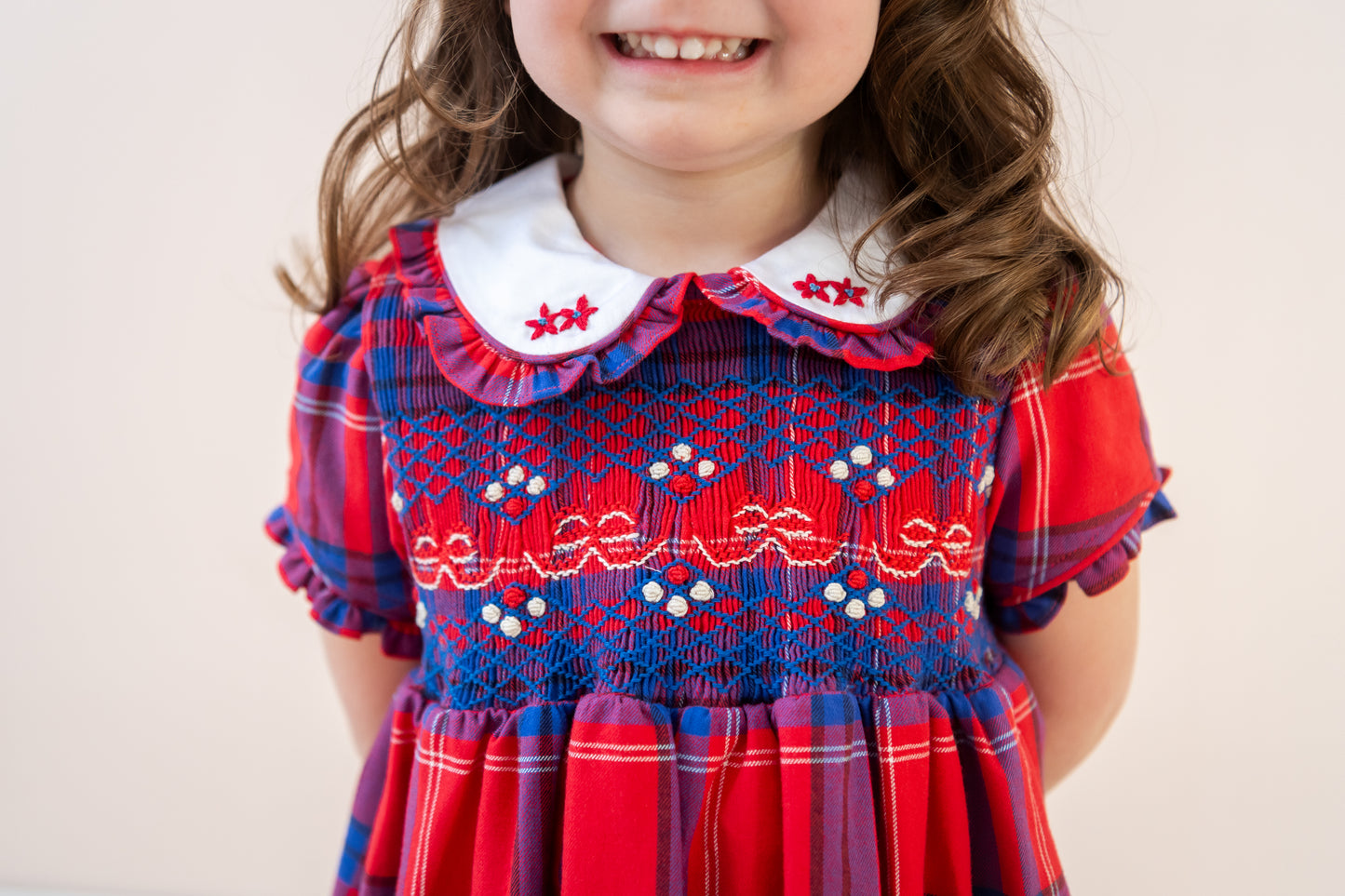 Ariella Dress - Red Plaid