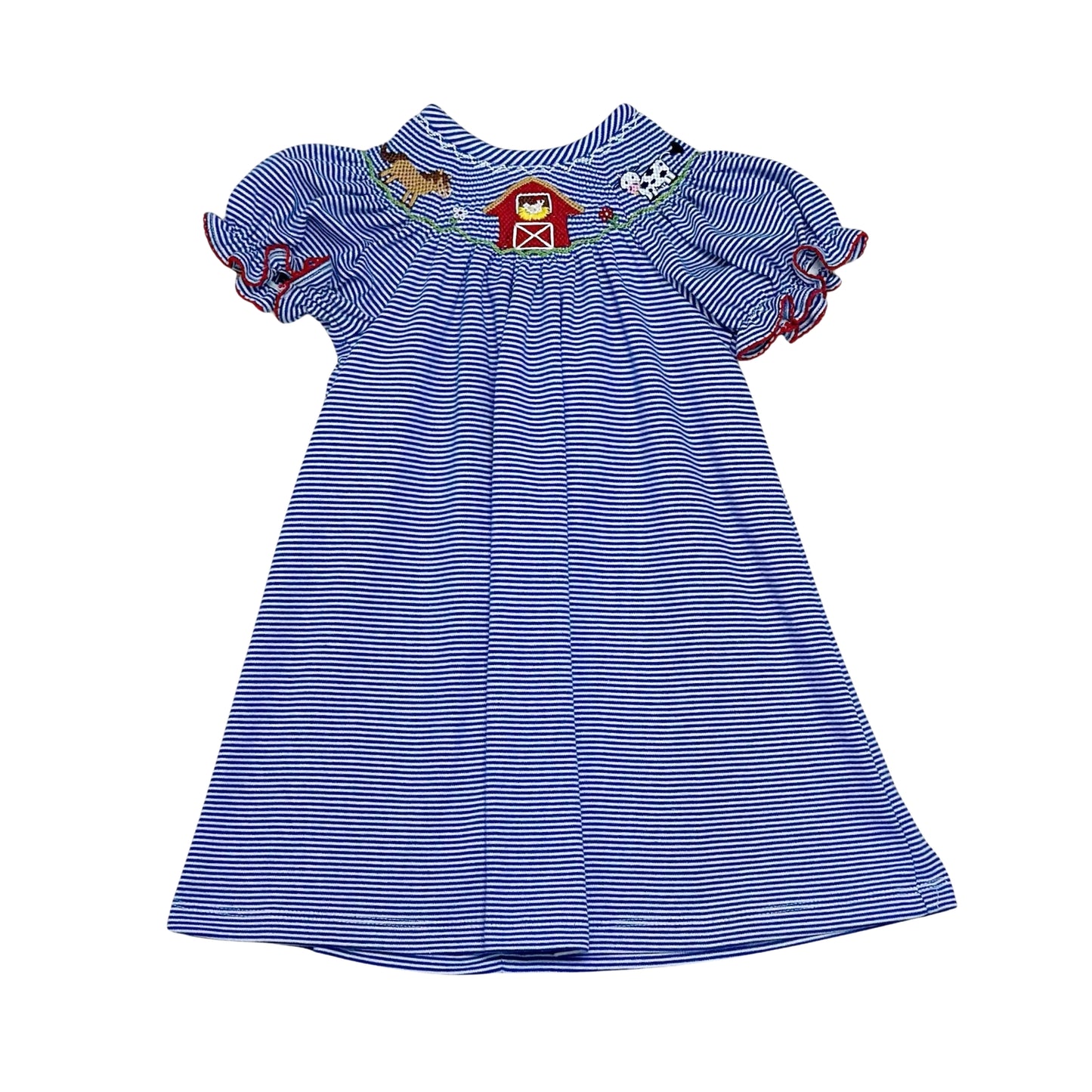 Farm Smocked Bishop Dress