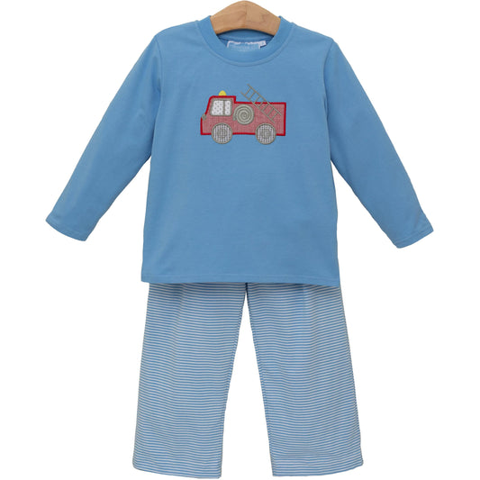 Fire Truck Pants Set