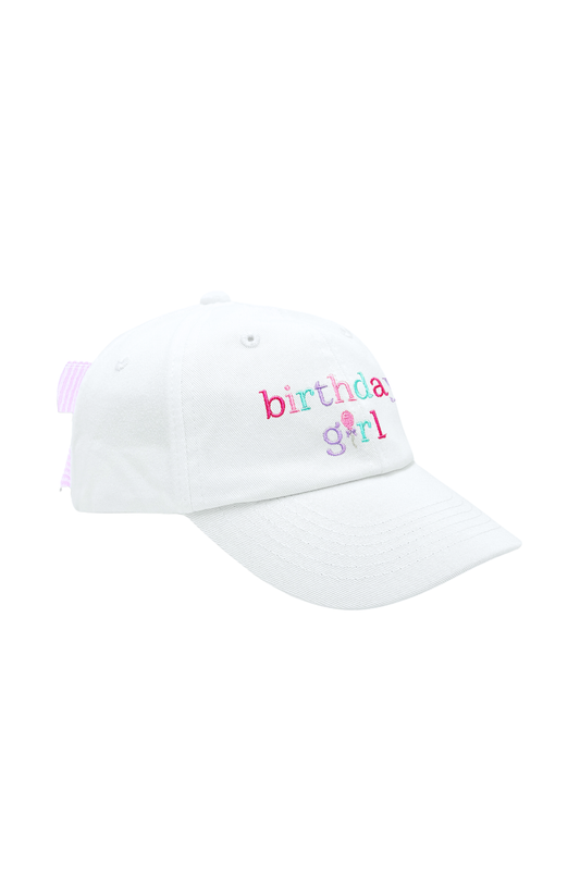 Birthday Girl Bow Baseball Hat