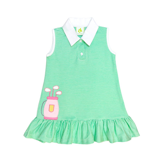 Golf Green Adeline Dress