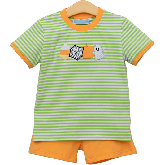 Halloween Boy Short Set