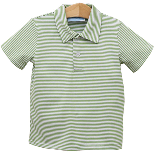Henry Polo Green Stripe