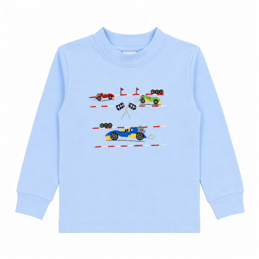 Grand Prix Blue Long Sleeve Tee