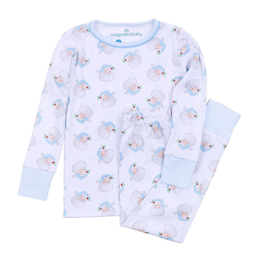 Santa Baby Blue Pajamas